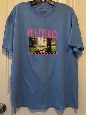 Pleasures x Playboy || Blue & Pink Men’s T-shirt || XL